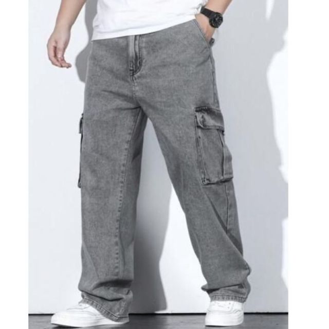 Men's Loose Fit Camo Cargo Pant 6 POCKET