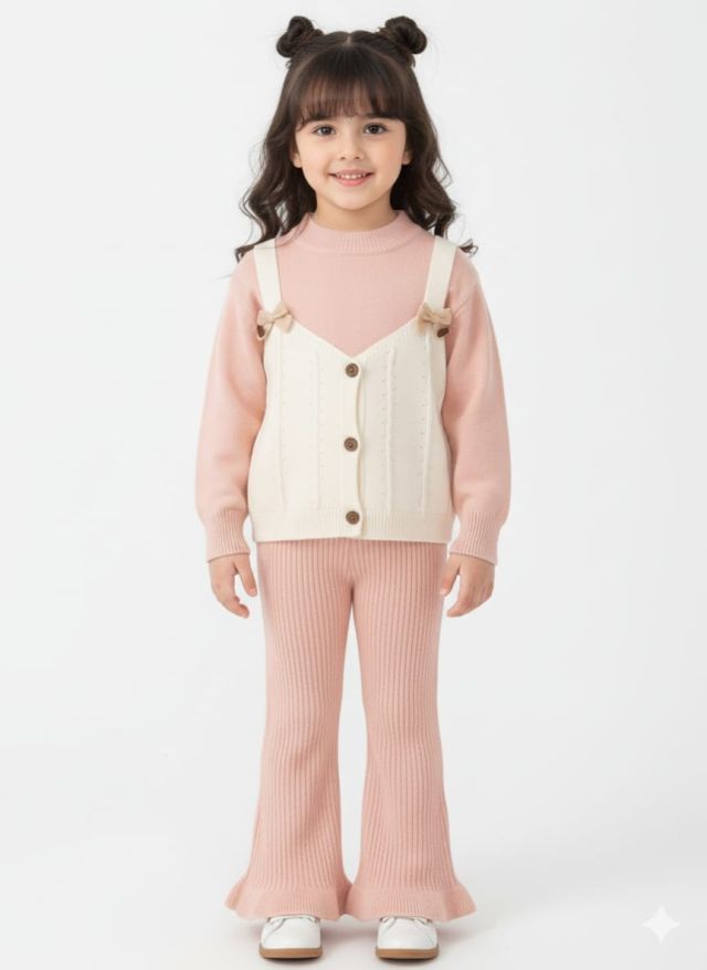 two-piece knitted outfit