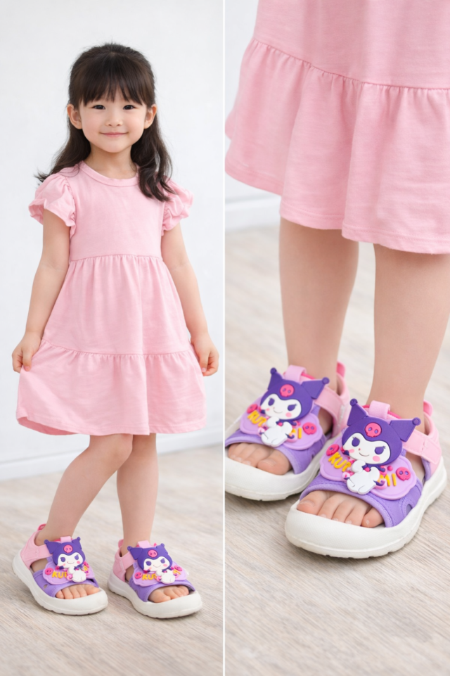 Enchanted Kuromi Adventure Kids' Sandals