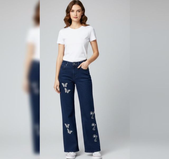 Butterfly & Bow Jeans