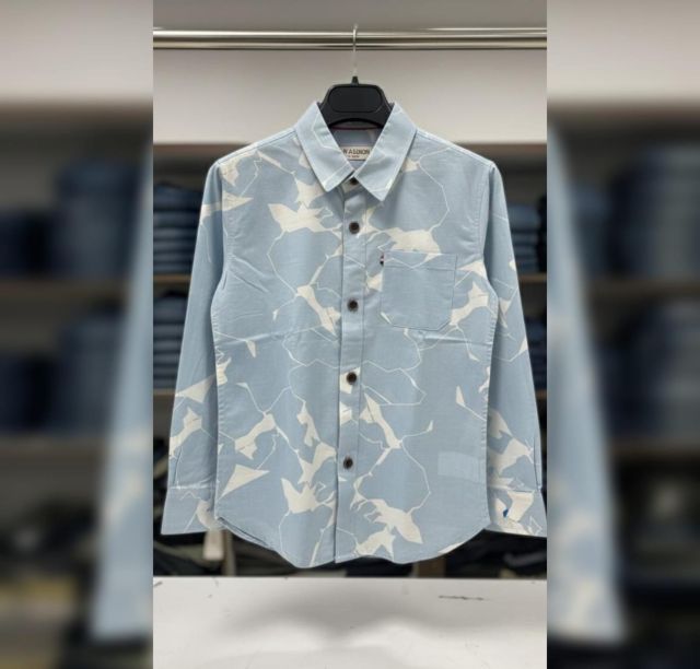 ABSTRACT BLUE PRINTED