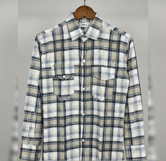 A CHECK PRINTED SHIRT