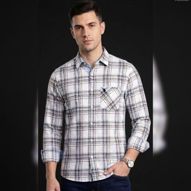 Plaid Pattern-Check,Shirt.