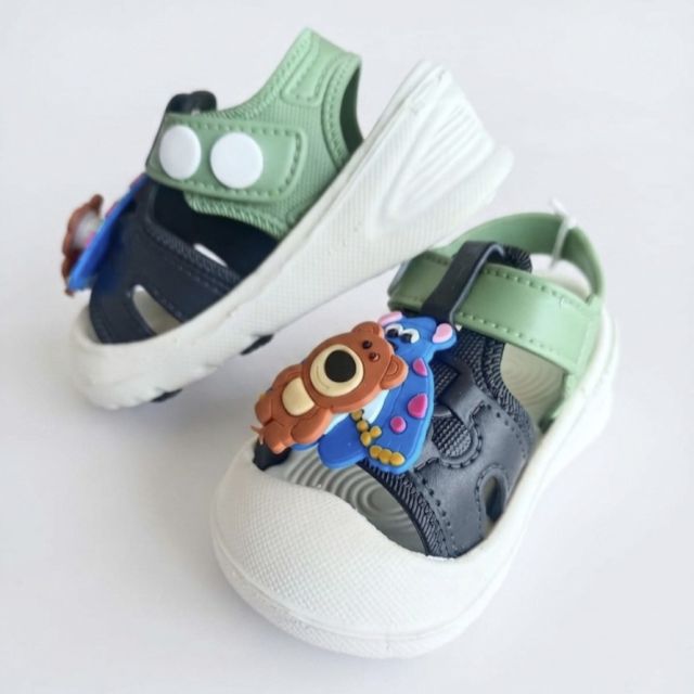 Playful Teddy & Friend Character Kids' Sandals