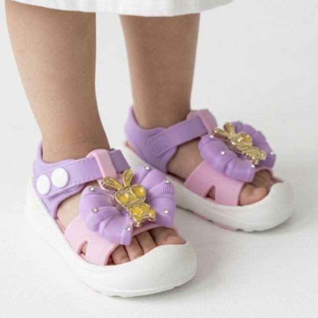 Enchanted Bunny Bow Kids' Sandals