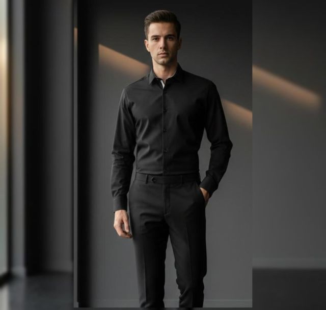Executive Onyx BLACK FORMAL SHIRT